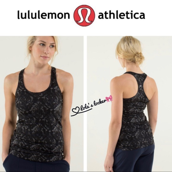 lululemon athletica Tops - 🍋Lululemon Cool Racerback Baroque Black